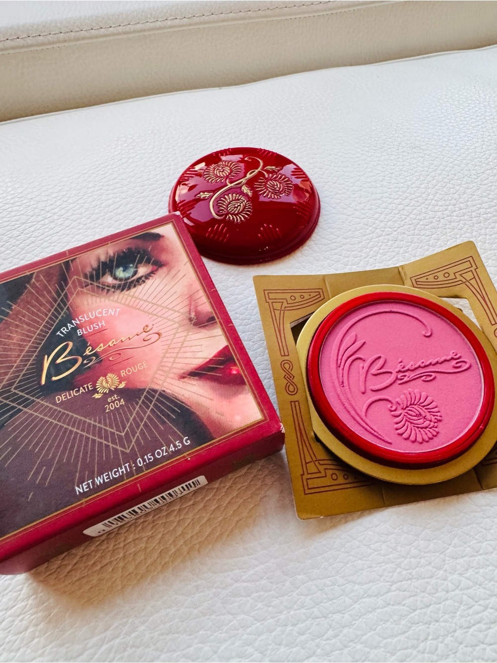 Besame Translucent Blush in shade 1915 Rose - Pink